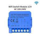 AVATTO WSM16-AC WiFi модул за сух контакт - едноканален  | AC 100-240V