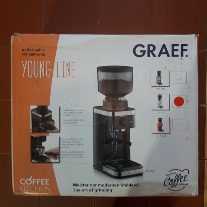 Rasnita Cafea Profesionala GRAEF CM501EU,noua,made in Germany.