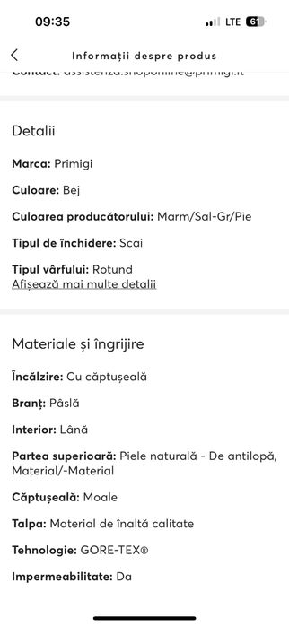 Ghete Primigi Nr.27 Impermeabile
