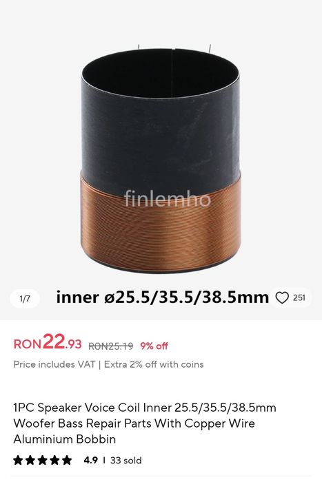 Repar difuzoare, construiesc filtre de sunet pentru boxe.