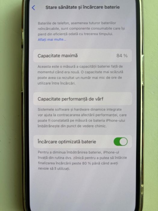 Vând iPhone 13 Pro – 128 GB, Graphite (second hand)