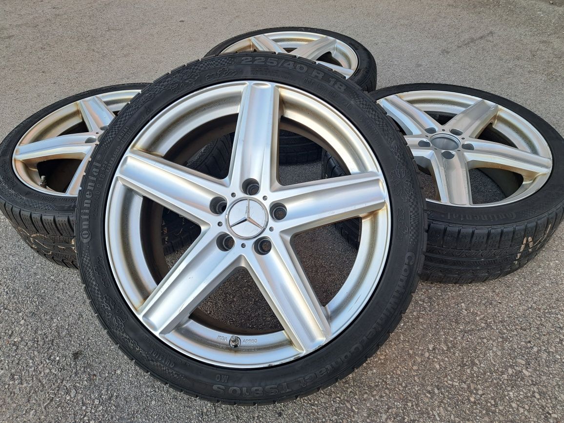 5х112/18 с гуми Мерцедес Ауди VW Шкода 5x112/18 Mercedes Audi Skoda