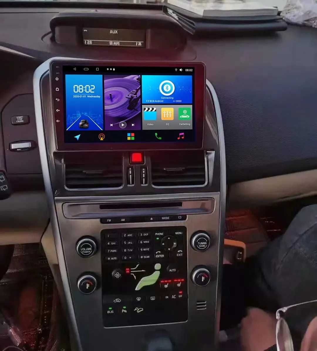 Navigatie GPS Android 13 Dedicata Volvo XC60 - CarPlay, DSP, BT, Wi-Fi