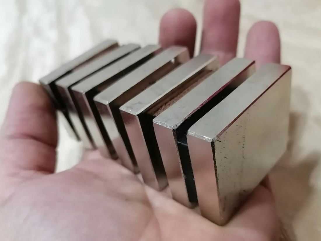 50x40x10mm Неодимов магнит N52, 2000Gs Neodymium magnet NdFeB magnit