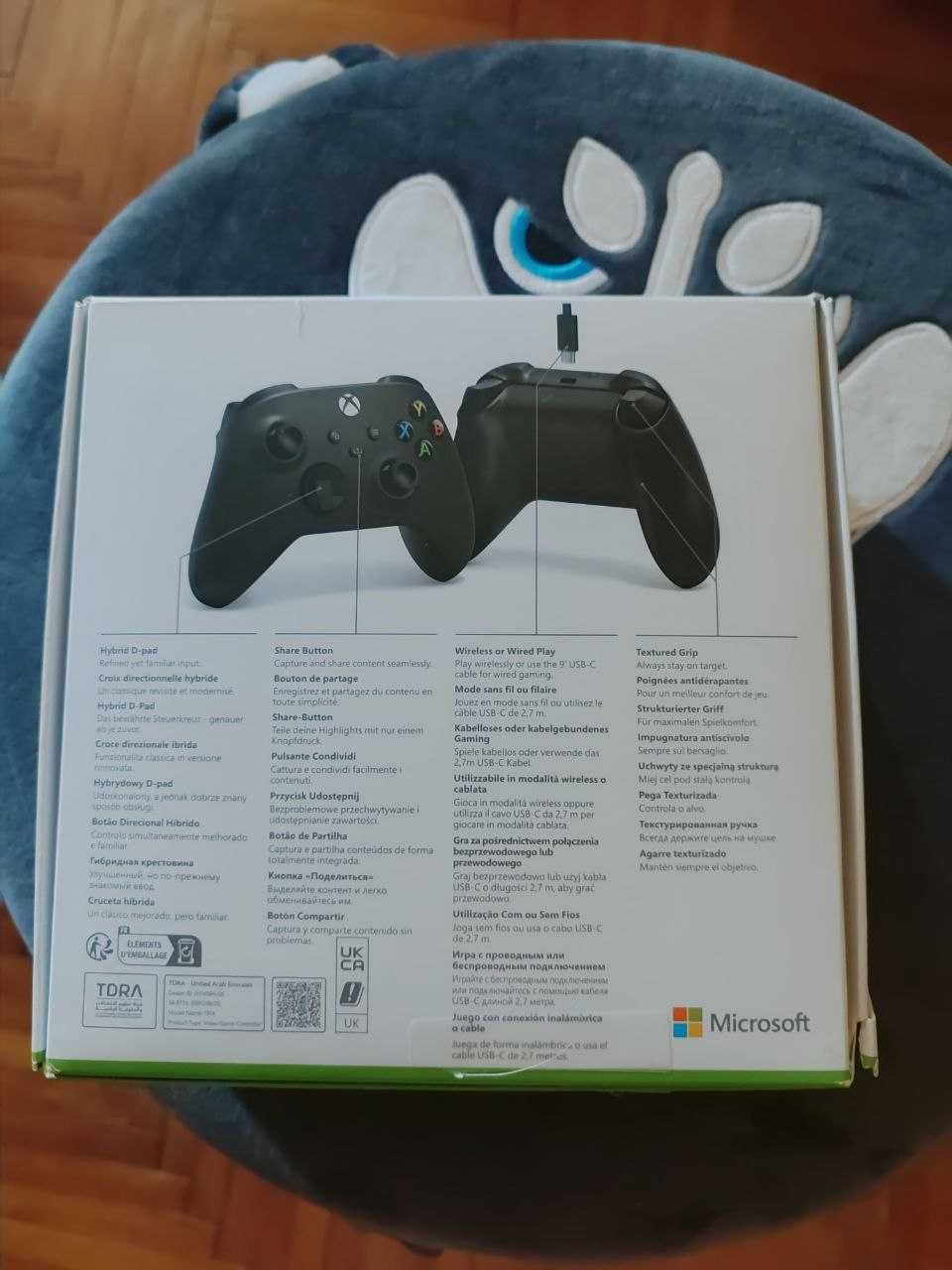 Геймпад Xbox Series X|S, новый, цвет черный