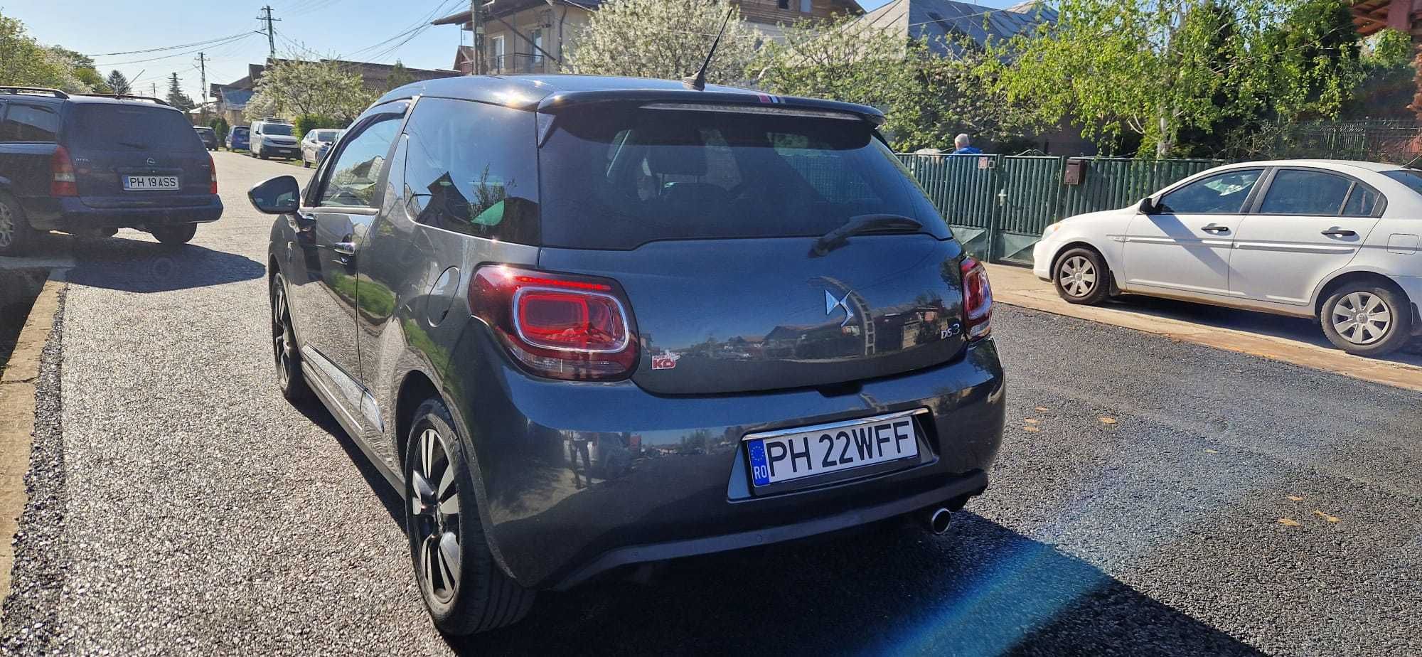 Citroen C3/DS3 , 1,2 110cp, 92 000km, carte service , km reali