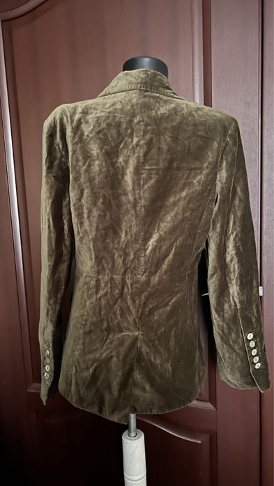 Sacou de catifea khaki ( stil zara )