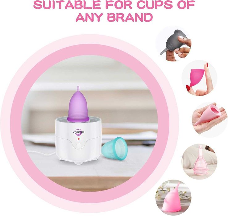 Стерилизатор за менструални чашки с пара