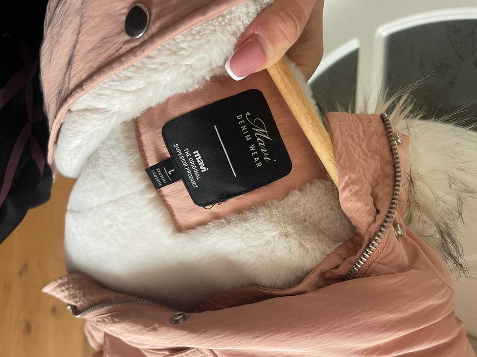 Зимно пухаво дамско яке Mavi L размер