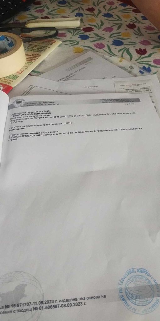 Продава се Парцел в Сливен, в.з. Сливен - 1200 кв.м за 6 €/кв.м - Снимка #2
