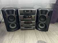 Sistem audio Hi-Fi linie combina Technics cu boxe 3 cai amplificator