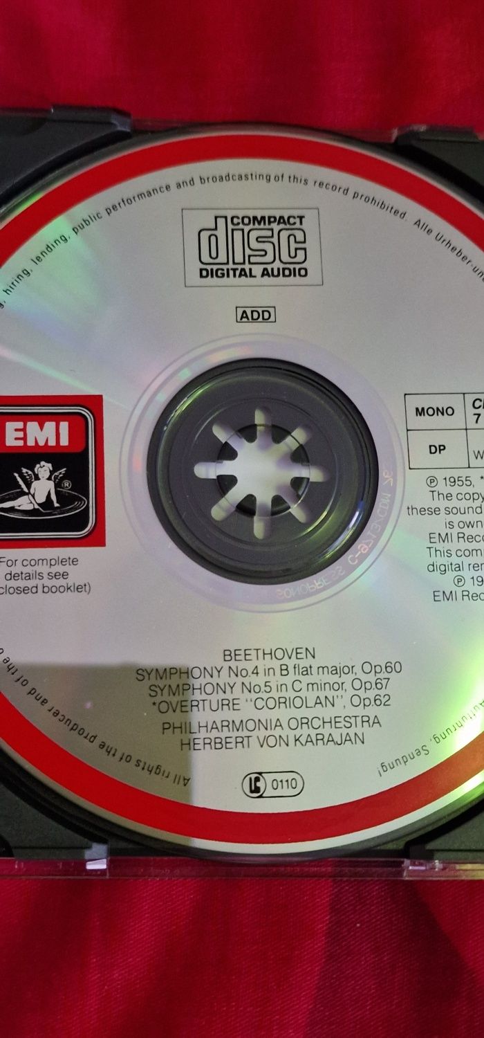 CD Beethoven 9 symphonies оригинал 3бр  НОВ