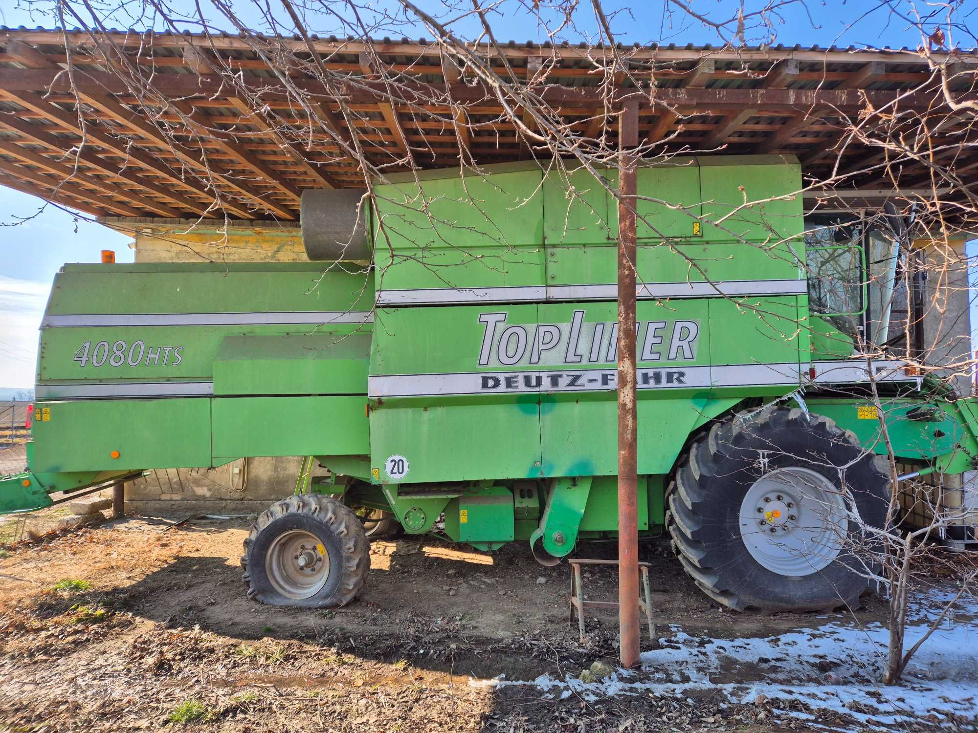 Vand combina Deutz Fahr 4080 HTS TOP Liner, 250cp, an 1997, 4000 ore