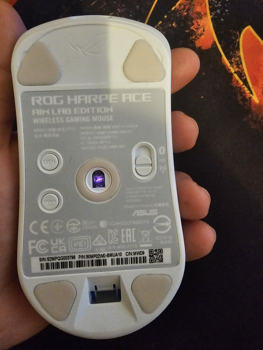 Mouse gaming wireless Asus Rog Harpe Ace aim lab edition /36kdpi/54gr