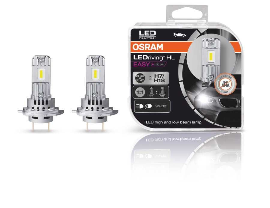 LED крушки OSRAM LEDriving HL EASY H1/H3/H4/H7/H15/H18/H19-12V-6500K
