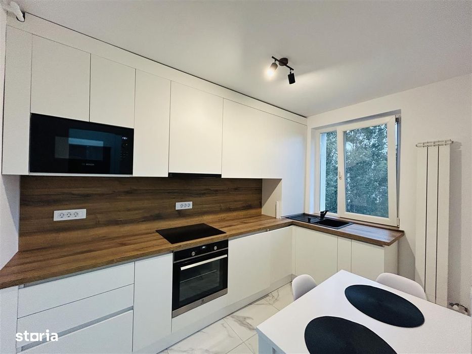 Ap 2 camere, renovat, mobilat si utilat - balcon mare - Rahovei