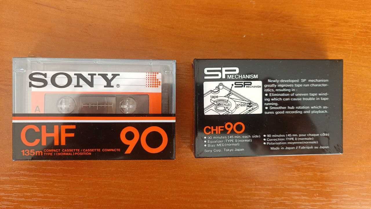 SONY - Фирменная аудиокассета 90 мин