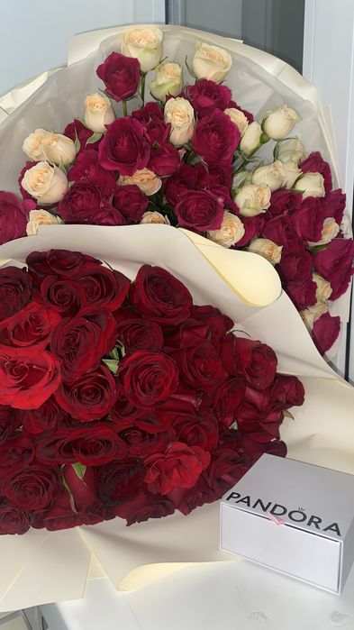 продам 51 красную розу