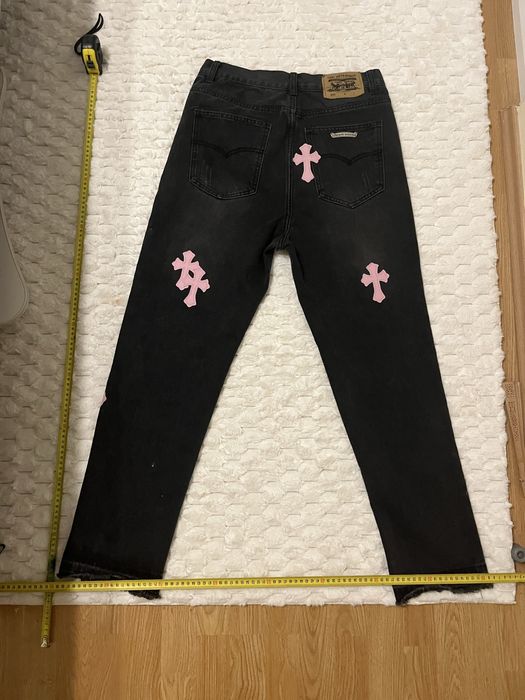 Blugi slim fit chrome hearts