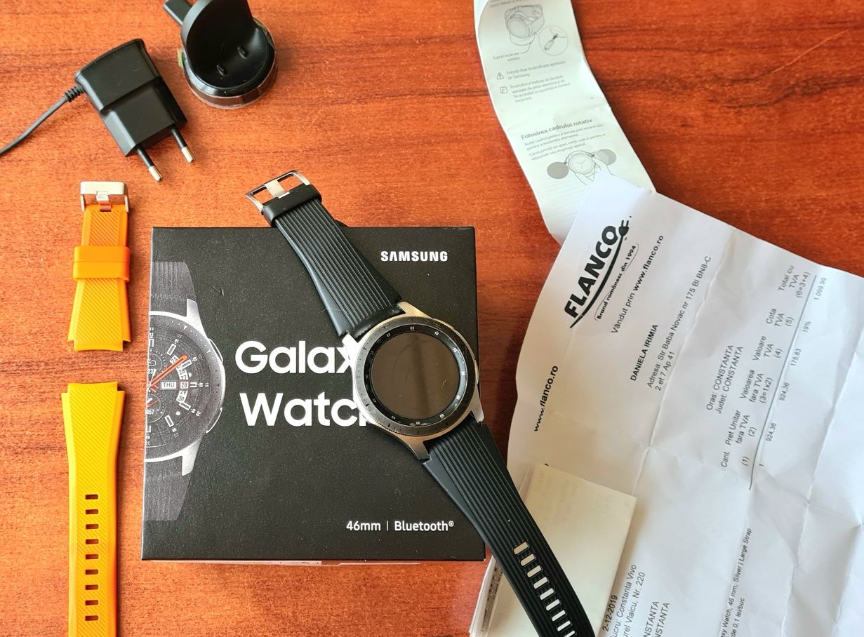 Samsung Galaxy Watch 46mm Full Box Factura