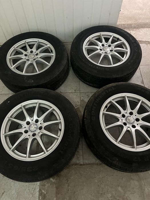 Jante originale mercedes ML, VITO, GLK R17 echipate cu anvelope iarna.