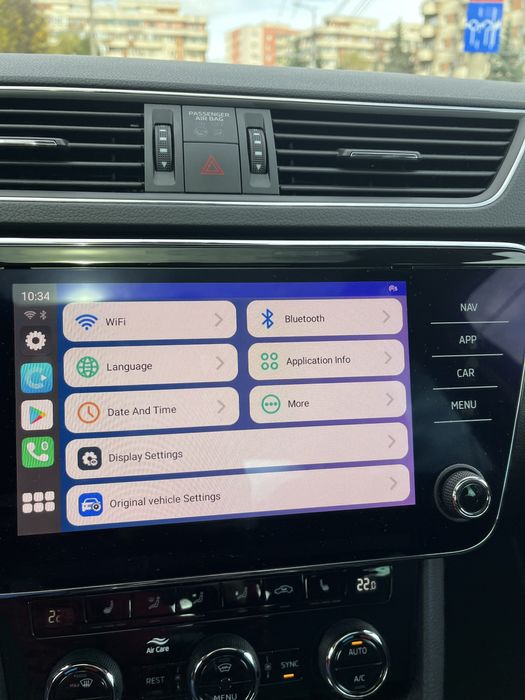 Carplay AI box, cu netflix, youtube, 2GB ram, 16GB memorie, microSD