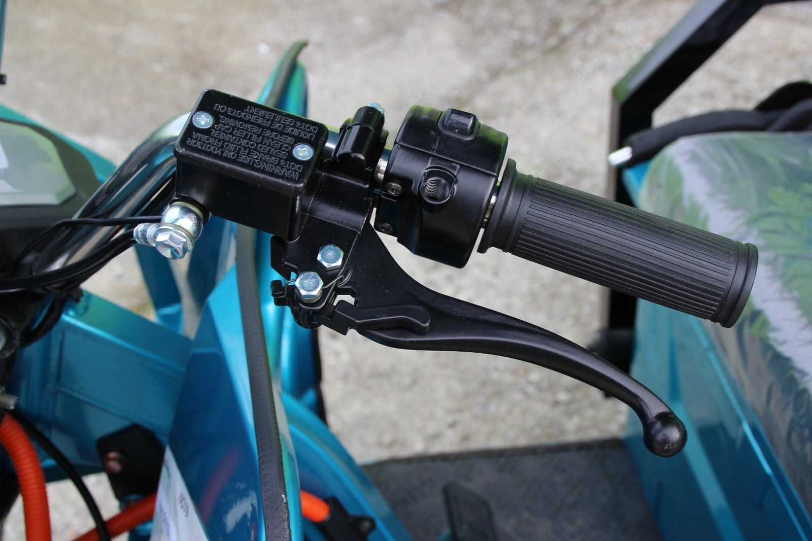 Електрическа Селскостопанска Триколка с Покрив 2000W Maxmotors