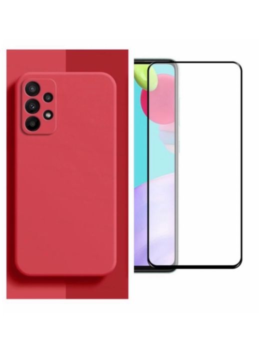 Husa X LEVEL Catifea si Folie Sticla 0.2MM -Samsung S20 S21 S23 S24 FE