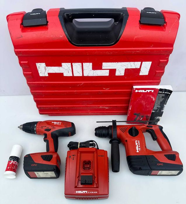 Hilti TE 4-A22 Перфоратор и Hilti SF 22-A Трискоростен винтоверт