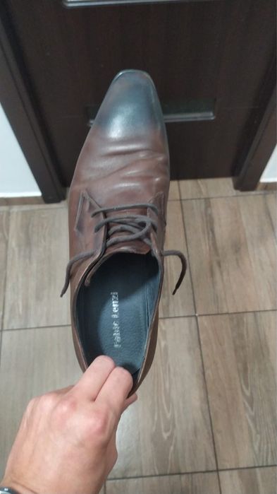 Pantofi din piele 45 Fabio Lenzi