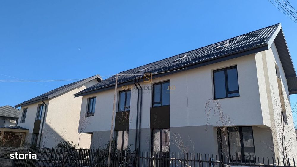 Vila de vanzare in Comuna Berceni – tip duplex, moderna, P+1E+M