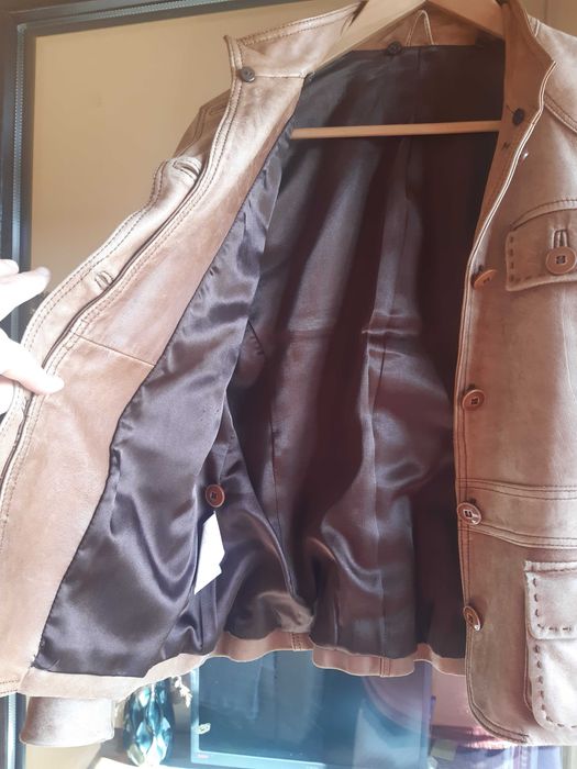 Дамско кожено яке телешкакожа