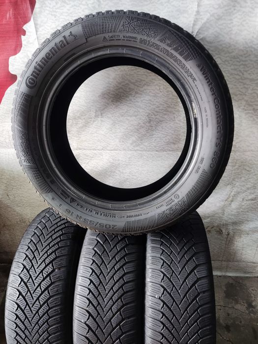 4бр зимни гуми 205/55/16 Continental Ts850
dot21
6.5mm  грайфер