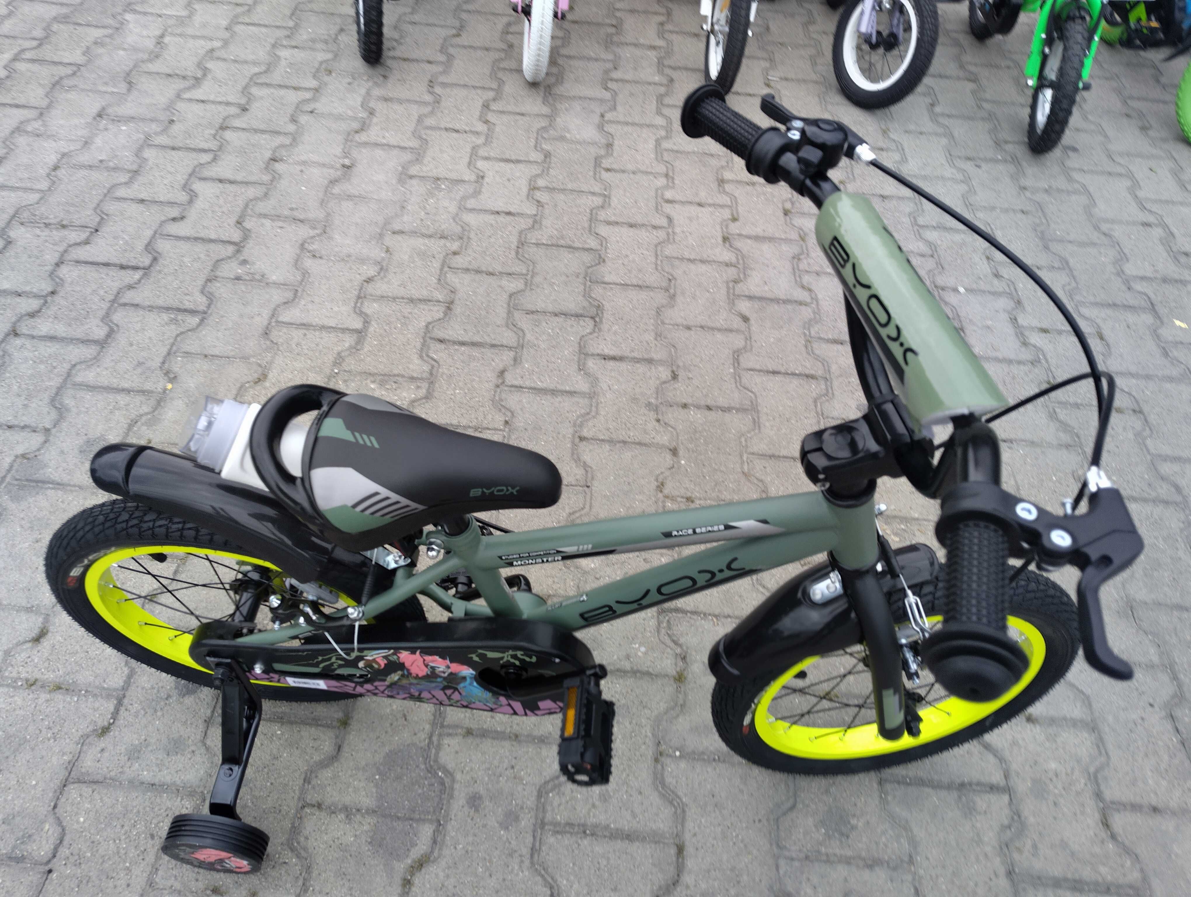 BYOX Велосипед 16" MONSTER зелен