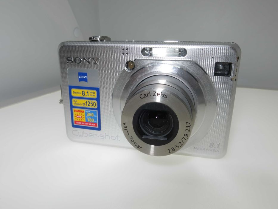 Sony Cybershot W100 компактен цифров фотоапарат ретро дигитална камера