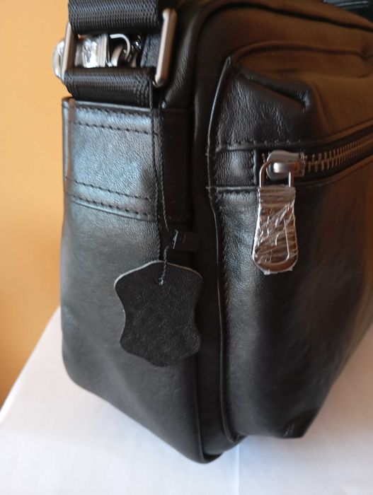 Чанта за мъже. Естествена кожа. Стилен. Нов.