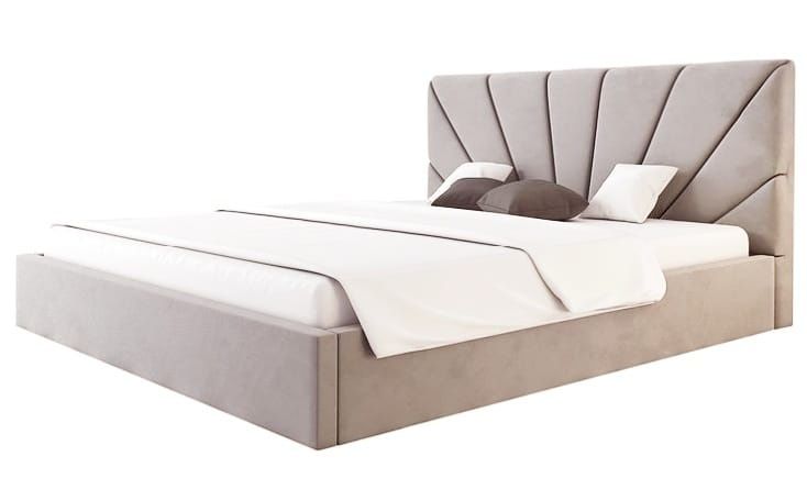 Paturi  tapitate foarte buna calitate  cu catifea si materiale t