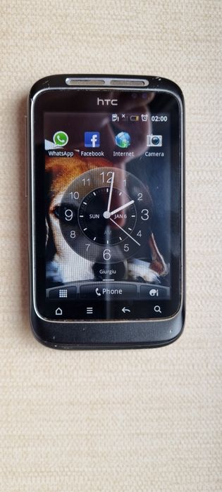 HTC Wildfire cu Android 2.3.5 , stare foarte buna.Clasic,vintage.
