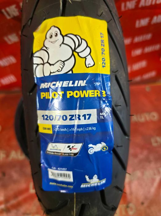 1 Anvelopa MOTO - 120/70/17 - Michelin Pilot Power 3 - NOUA - DOT 2021