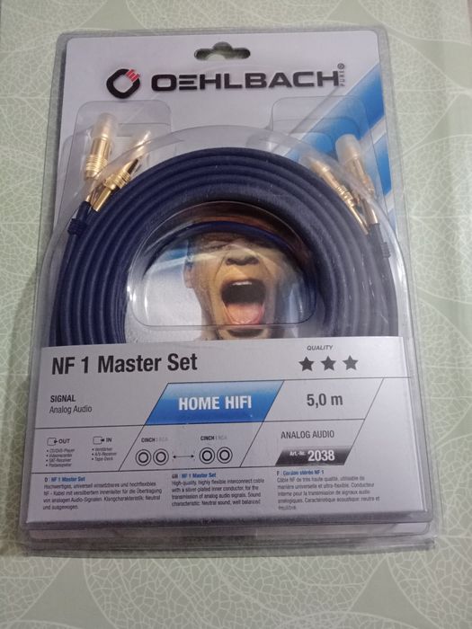 Cabluri RCA oehlbach 5m.NOU.