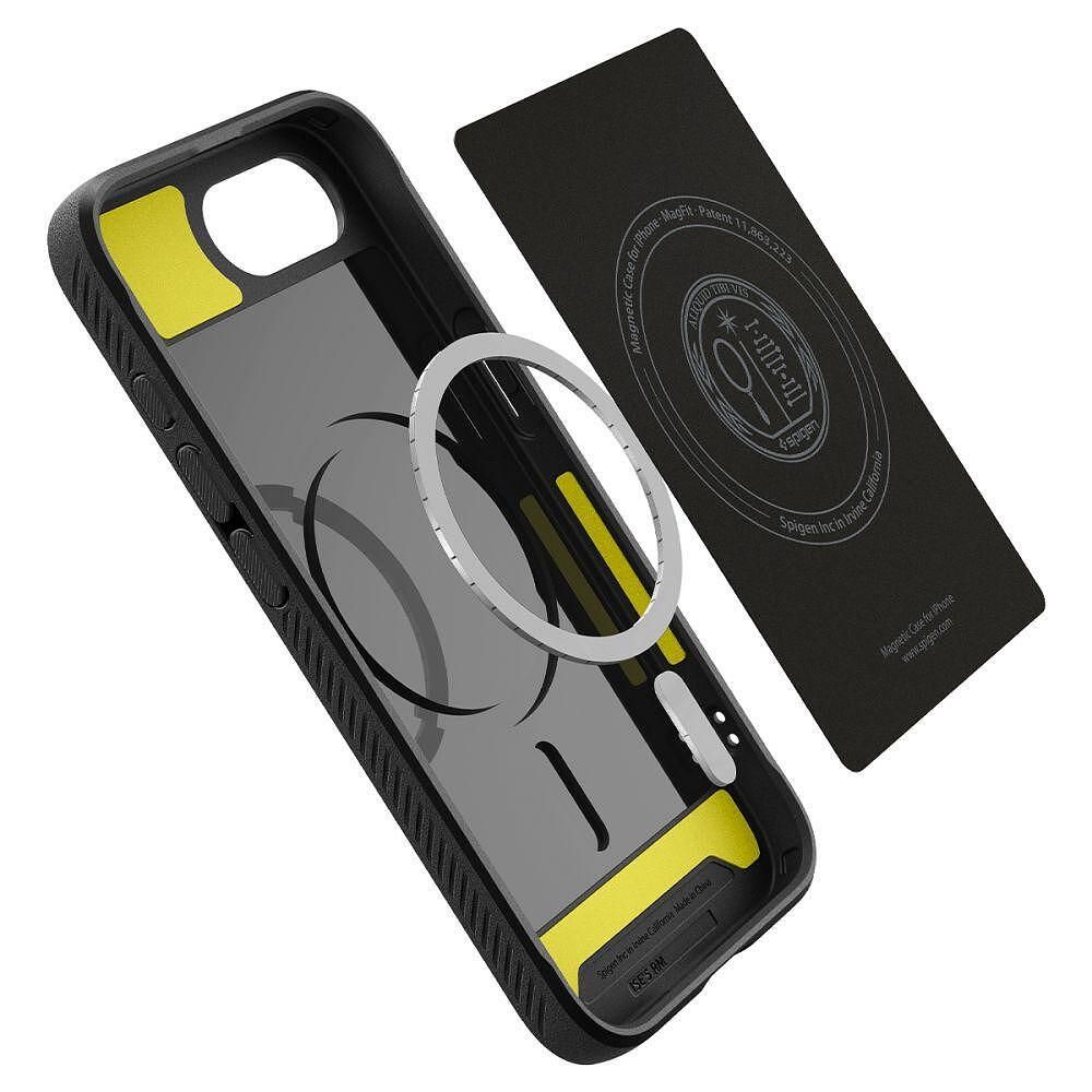 Spigen rugged armor mag magsafe калъф за iphone 16e - matte black