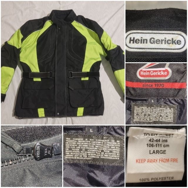 Geaca Hein Gericke mărime L bărbat poliester 100% căptușeală detașabil