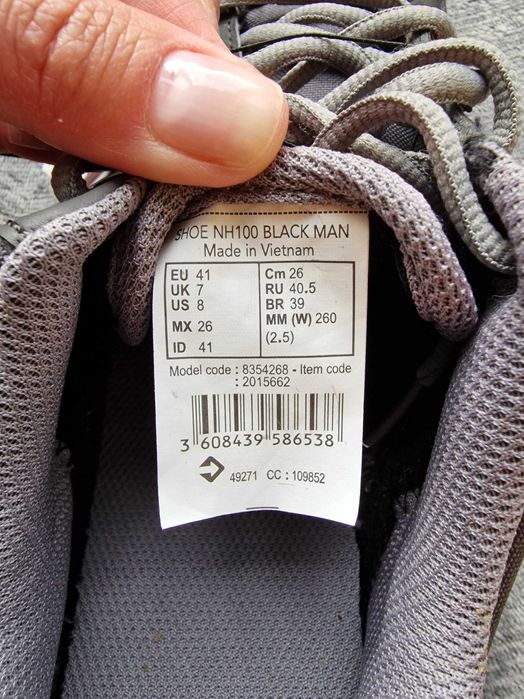 Încălțăminte Drumeţie la Munte MH100 Gri QUECHUA