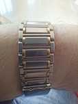Brățara ceas NSA Novavit stare foarte buna steel gold 18 mm