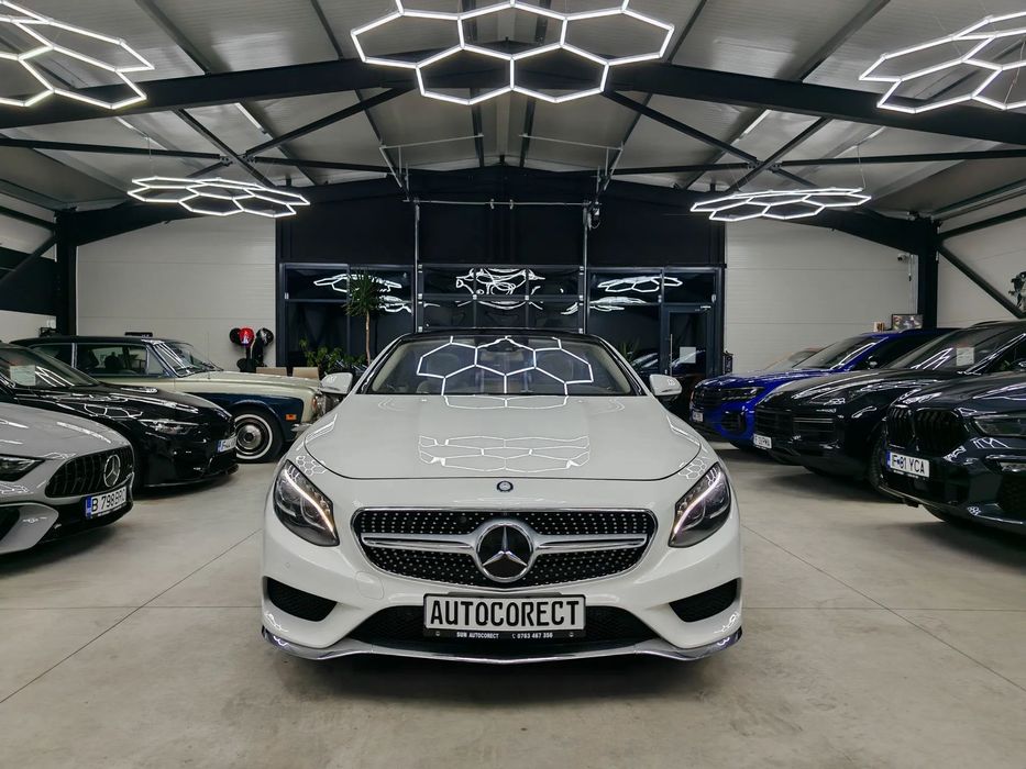 Mercedes-Benz S Coupe 400 AMG Alb perlat/Interior alb/Night V/SoftClose/Masaj/Leduri