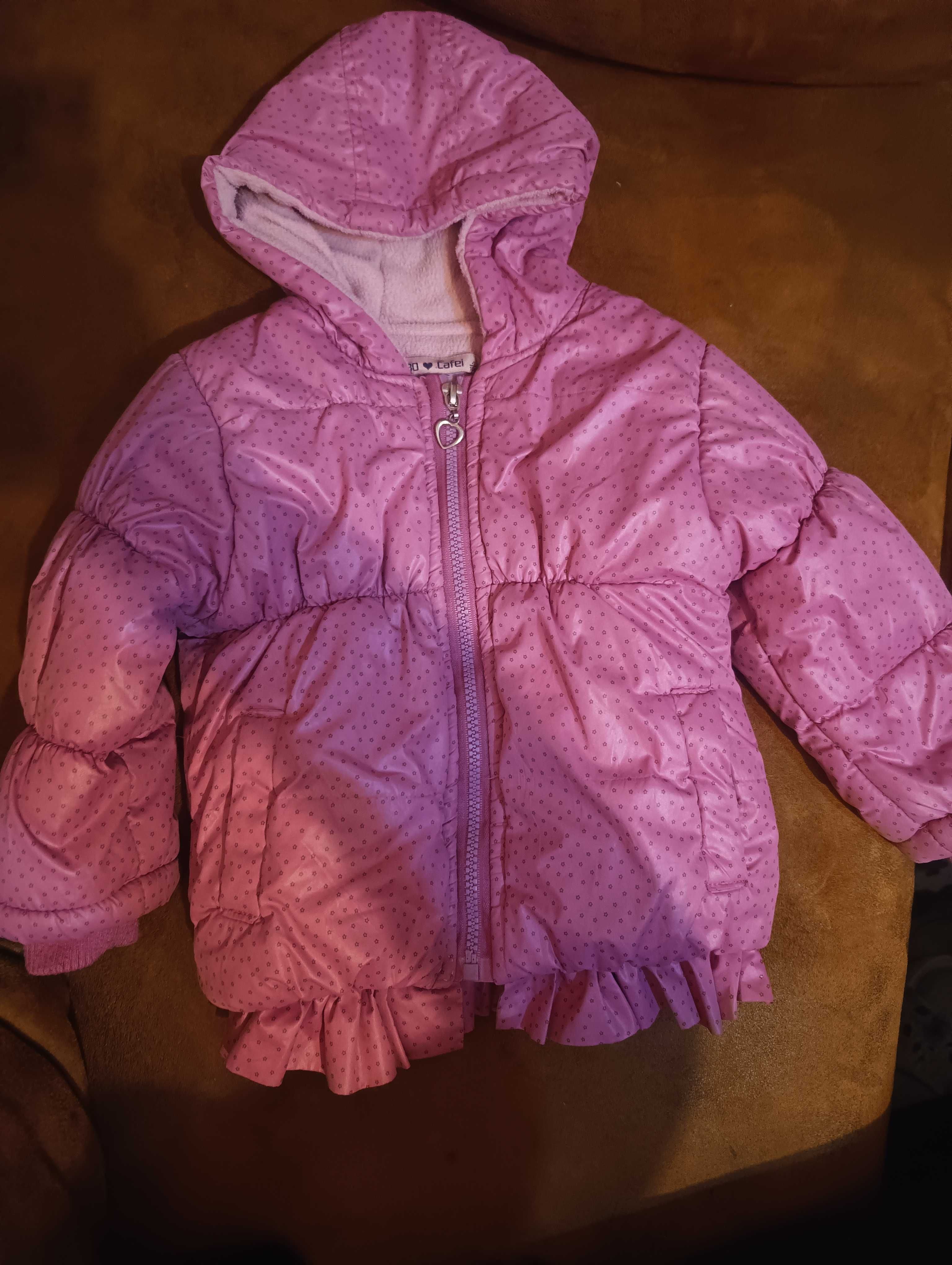 Олекотени пролетни якета за момиче 98-104 размер