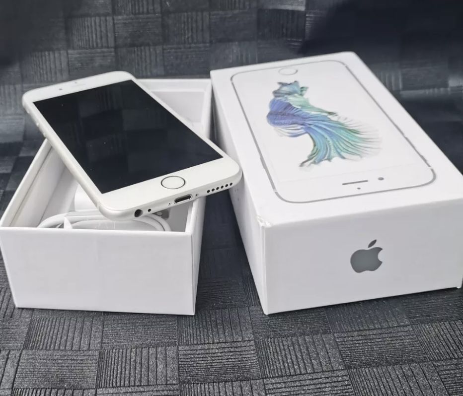 Iphone 6s silver (100% baterie) IMPECABIL