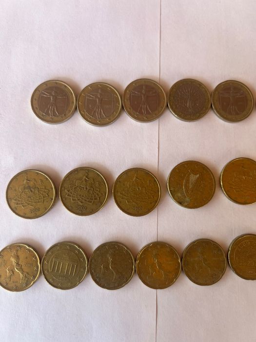 Vand monezi euro vechi