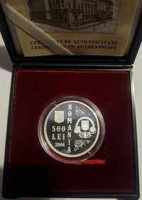 Lot monede argint BNR 500 lei 2004 Universitate Buc 2000 Alexandru Bun
