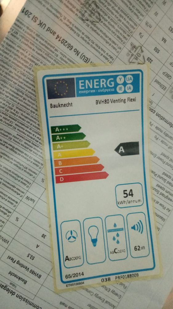 Plita cu hota incorporata Bauknecht( Whirlpool )